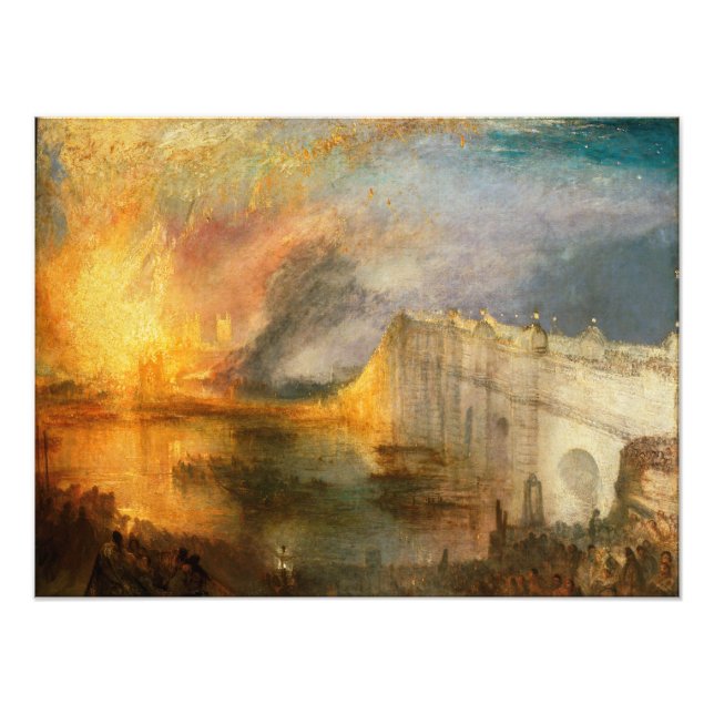 William Turner - The Burning of the Parliament Fotodruck (Vorne)