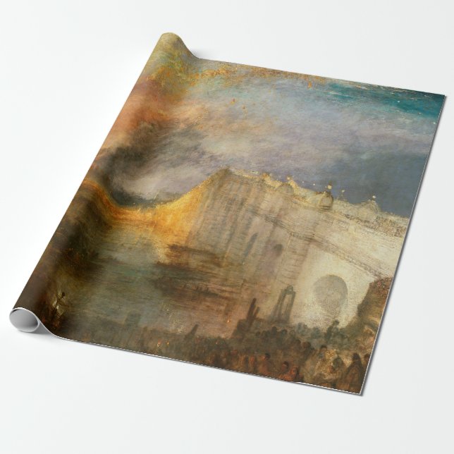 William Turner - The Burning of the Parliament Geschenkpapier (Ungerollt)