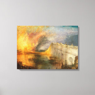 William Turner - The Burning of the Parliament Leinwanddruck