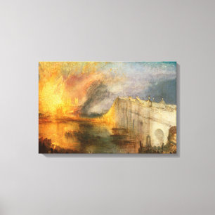 William Turner - The Burning of the Parliament Leinwanddruck
