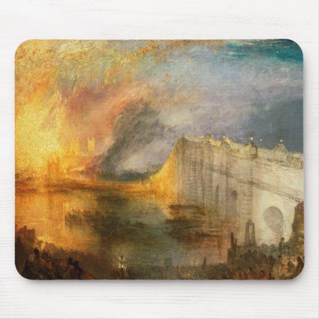 William Turner - The Burning of the Parliament Mousepad (Vorne)