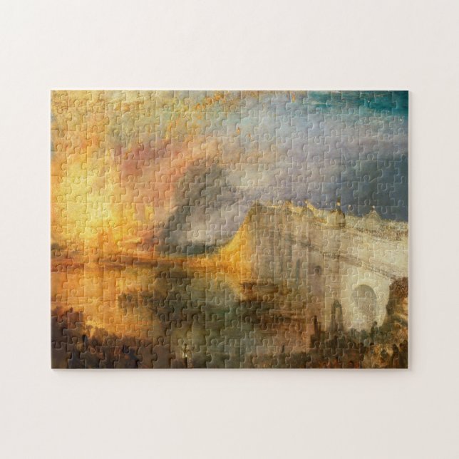 William Turner - The Burning of the Parliament Puzzle (Horizontal)