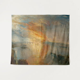 William Turner - The Burning of the Parliament Wandteppich