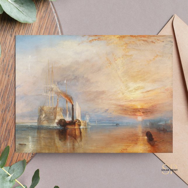 William Turner The Fighting Temeraire Malerei Art Postkarte (Von Creator hochgeladen)