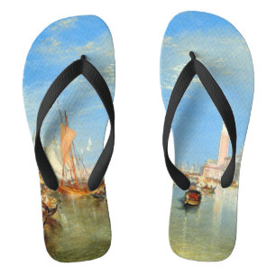 William Turner - Venedig, Die Dogana & San Giorgio Flip Flops