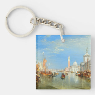 William Turner - Venedig, Die Dogana & San Giorgio Schlüsselanhänger