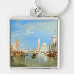 William Turner - Venedig, Die Dogana & San Giorgio Schlüsselanhänger