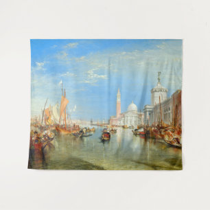 William Turner - Venedig, Die Dogana & San Giorgio Wandteppich