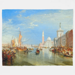 William Turner - Venedig, die Dogana und San Giorg Fleecedecke