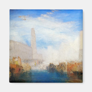 William Turner - Venedig, die Piazzetta Magnet