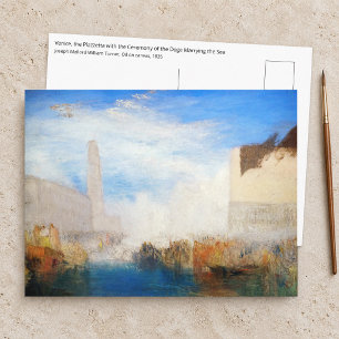 William Turner - Venedig, die Piazzetta Postkarte