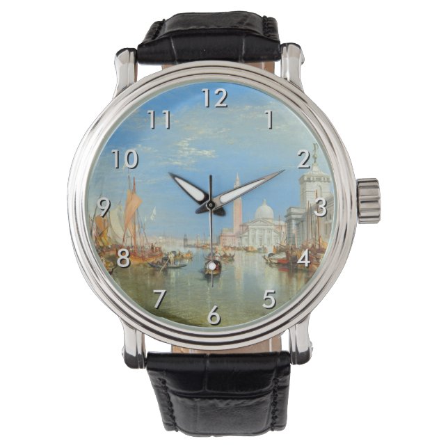 William Turner - Venedig, The Dogano & San Giorgio Armbanduhr (Vorderseite)