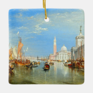William Turner - Venedig, The Dogano & San Giorgio Keramikornament