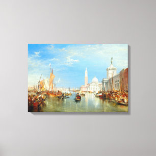 William Turner - Venedig, The Dogano & San Giorgio Leinwanddruck