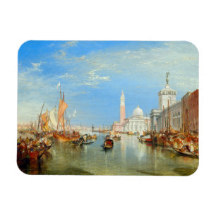 William Turner - Venedig, The Dogano & San Giorgio Magnet