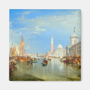 William Turner - Venedig, The Dogano & San Giorgio Magnet