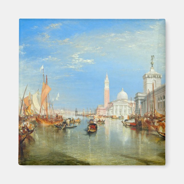 William Turner - Venedig, The Dogano & San Giorgio Magnet (Vorne)