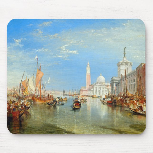 William Turner - Venedig, The Dogano & San Giorgio Mousepad (Vorne)