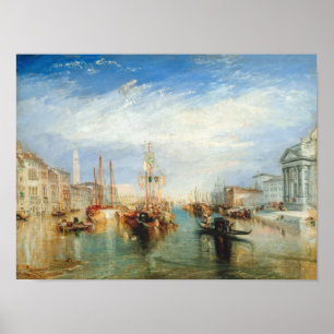 William Turner - Venedig, Vorhalle Madonna della S Poster