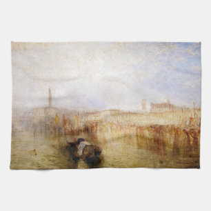 William Turner - Venice Quay, Ducal Palace Geschirrtuch