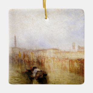 William Turner - Venice Quay, Ducal Palace Keramikornament