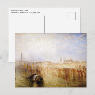 William Turner - Venice Quay, Ducal Palace Postkarte