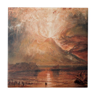 William Turner - Vesuv in Eruption Fliese