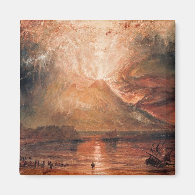 William Turner - Vesuv in Eruption Magnet (Vorne)