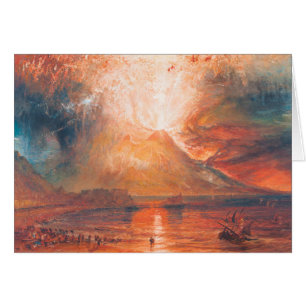 William Turner Vesuv in Eruption waterscape Kunst