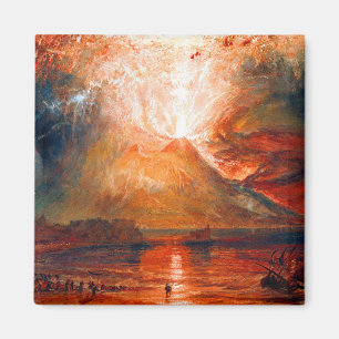 William Turner Vesuvius Eruption Magnet