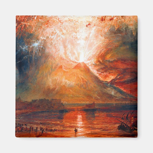 William Turner Vesuvius Eruption Magnet (Vorne)