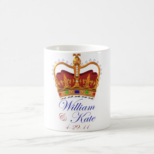 William und Kate Royal Wedding Coffee Tasse (Mittel)