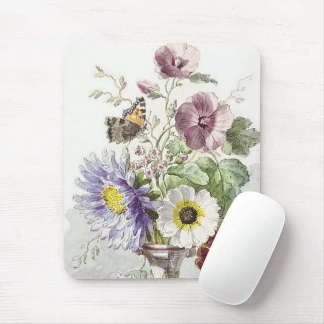 William vanLee Bouquet von Blume mit einem Schmett Mousepad (Mit Mouse)