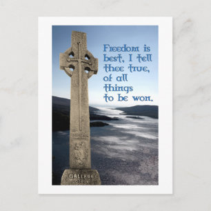 William Wallace Scottish Freedom Postcard Postkarte