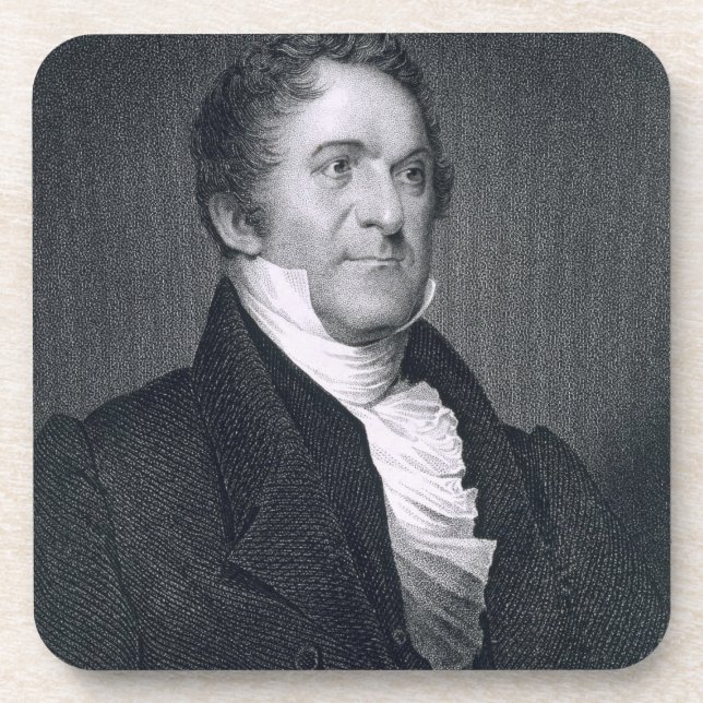 William Wirt (Stich) Untersetzer (Vorderseite)