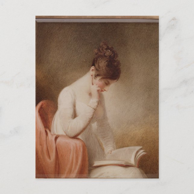 William Wood eine interessante Geschichte, Miss Ra Postkarte (Vorderseite)