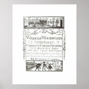 William Woodward, Nightman, Carman und Chimney Swe Poster
