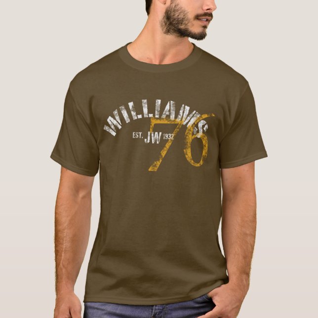 Williams 76 - Dunkel T-Shirt (Vorderseite)