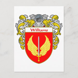 Williams Coat of Arms (mantled) Postkarte