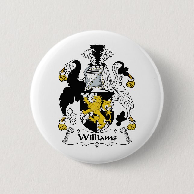Williams-Familienwappen Button (Vorderseite)