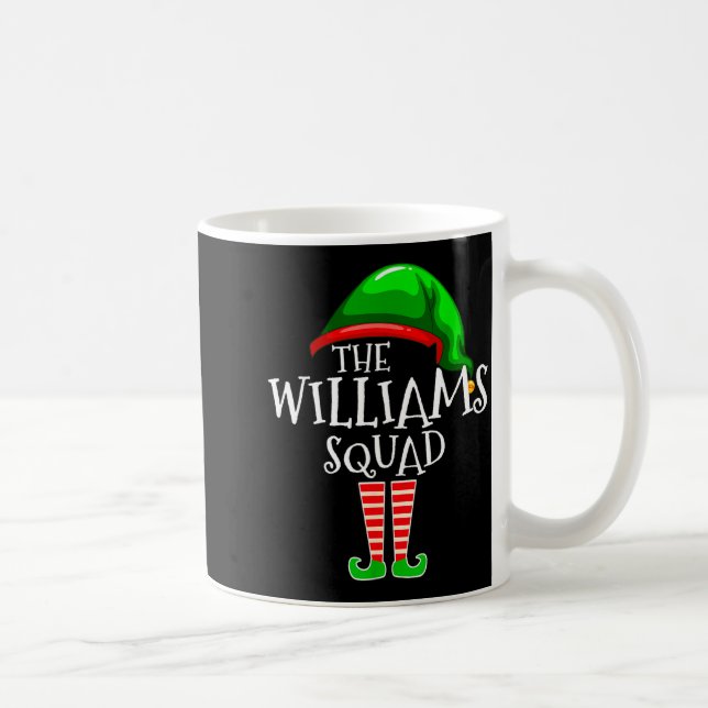 Williams Family Name Squad Matching Group Elf Chri Kaffeetasse (Rechts)