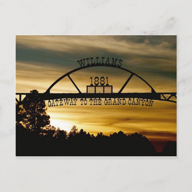 Williams Gateway Postkarte (Vorderseite)