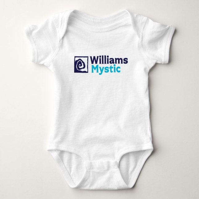 Williams-Mystic Logo Baby Bodysuit Baby Strampler (Vorderseite)
