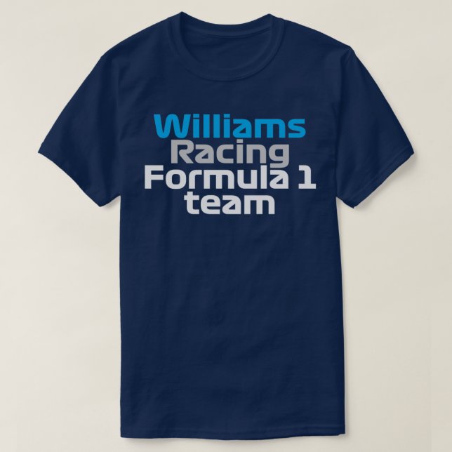 Williams Racing Support Weiß 2021 T-Shirt (Design vorne)