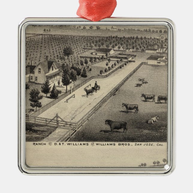 Williams Ranch, Goodrich Ornament Aus Metall (Vorne)