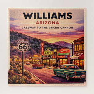Williams Route 66 Grand Canyon Spiel Nacht Geschen Puzzle