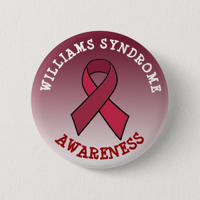 Williams Syndrome Awareness Month Button (Vorderseite)