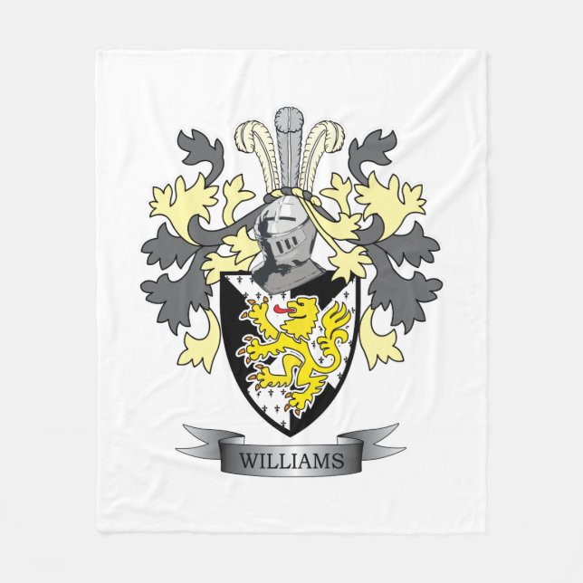 Williams-Wappen Fleecedecke (Vorderseite)
