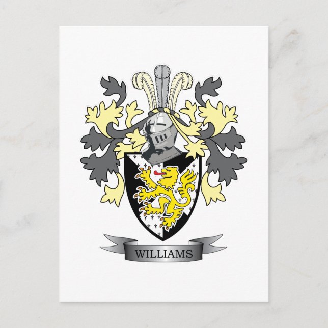 Williams-Wappen Postkarte (Vorderseite)