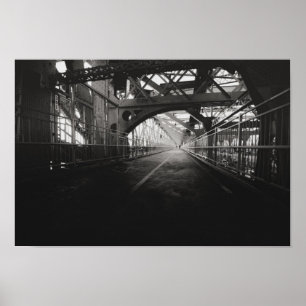 Williamsburg Bridge Architecture - New York City Poster